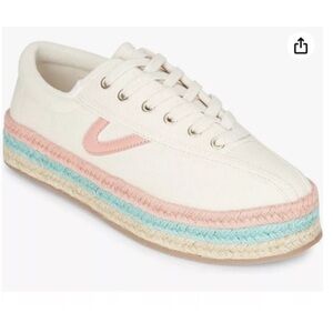 Tretorn Nylite Plus Espadrille Platform Lace Up Sneaker Women’s Size 11